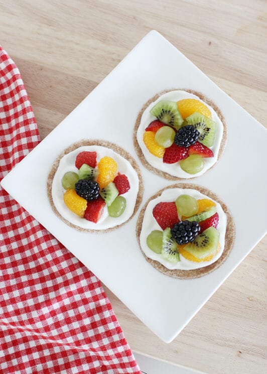 healthy fruit pizza recipe