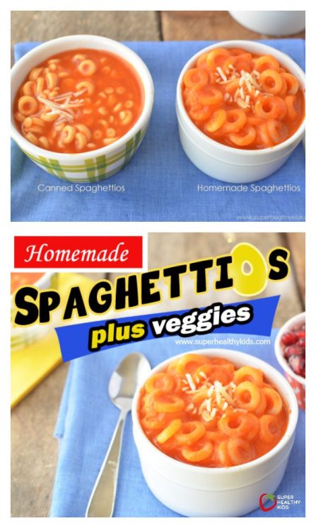 Healthy Spaghetti-O's pasta