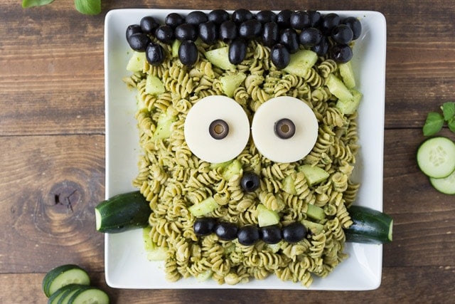 Green Frankenstein Pasta