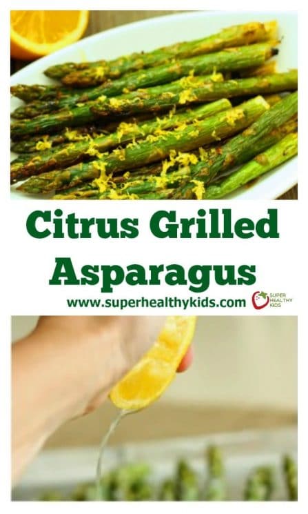 Citrus Grilled Asparagus. Mmmm.. Try adding this the next time you cook asparagus! You might get some new veggie fans!