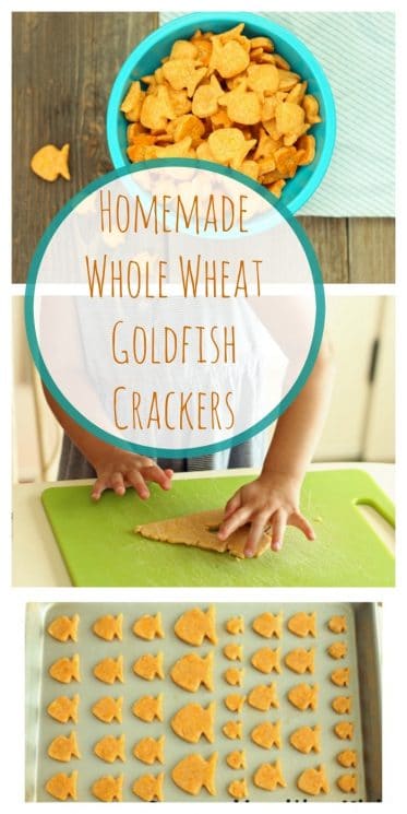 Homemade Whole Wheat Goldfish Crackers