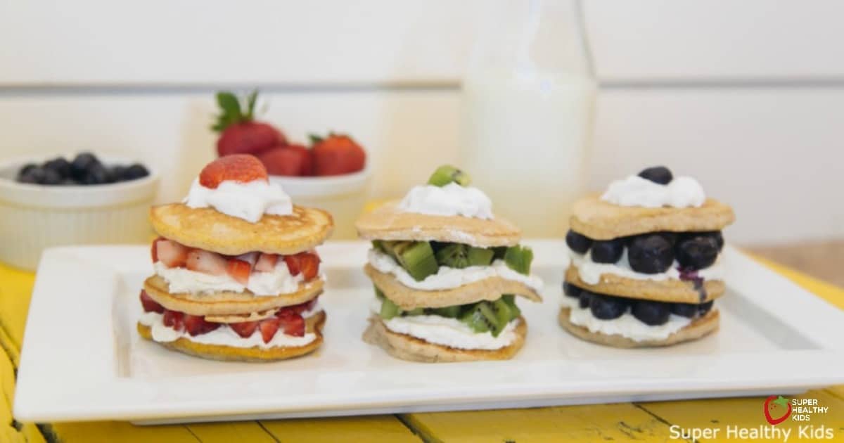 Banana Pancake Stacks Recipe Super Healthy Kids