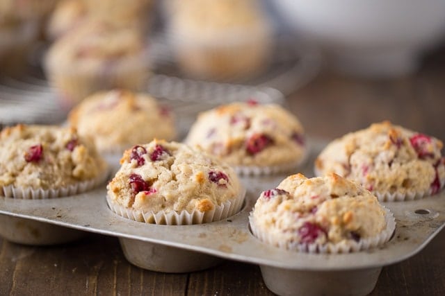 Christmas Muffins with cranberries