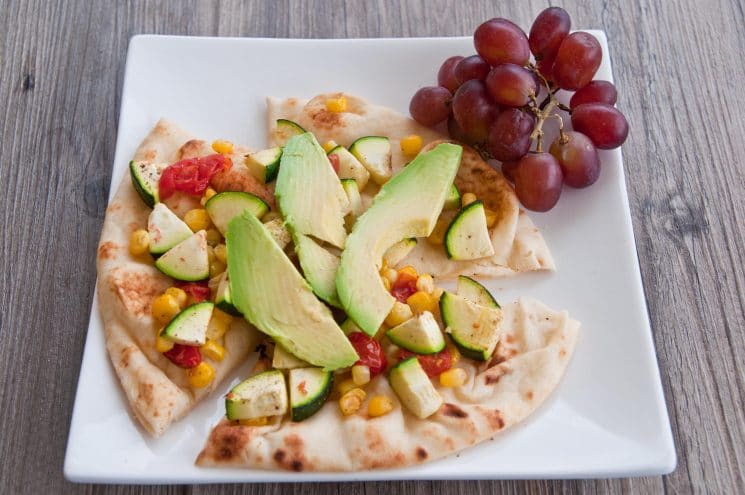 Corn and Veggie Flatbread — Health, Kids