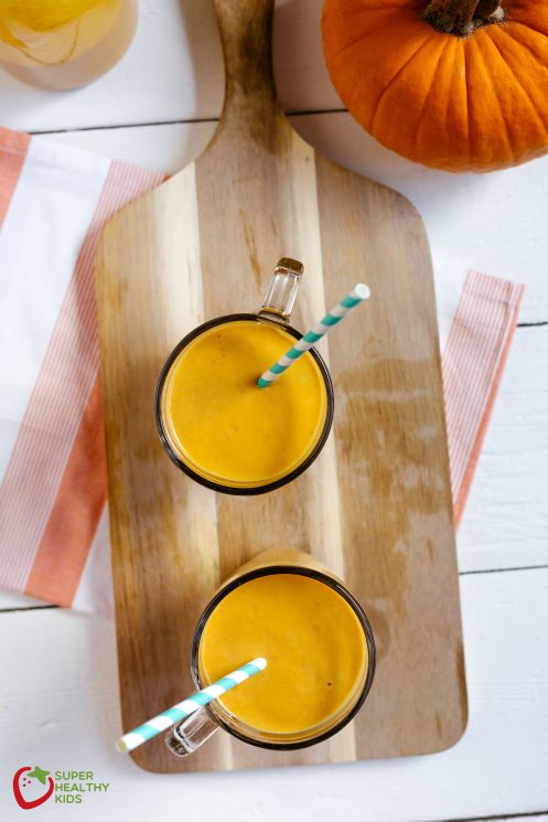 Dairy-Free Creamy Pumpkin Smoothie Recipe. Look no further- here is your next favorite pumpkin flavored drink!