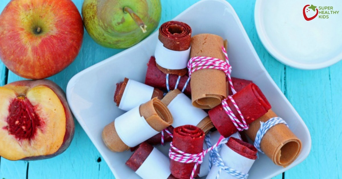 Fruity Yogurt Fruit Leather Recipe Super Healthy Kids