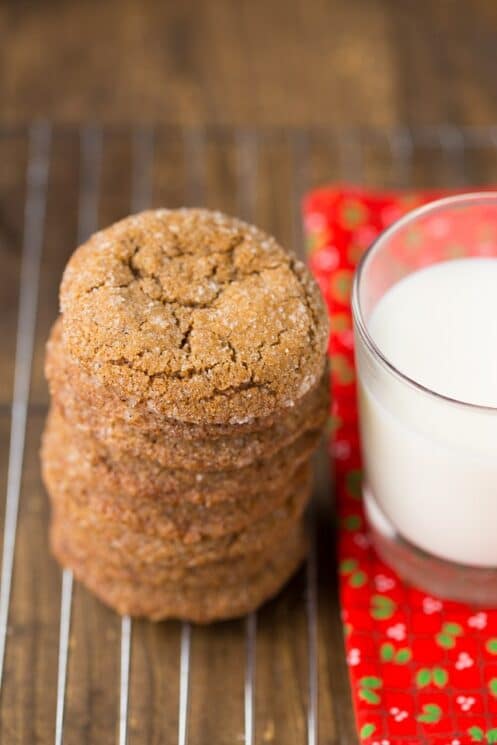 Ginger Snap Cookies for Christmas 