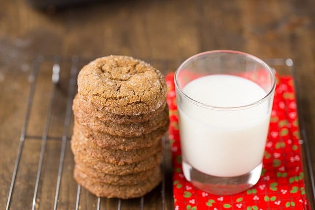 Making Ginger Snap Cookies for Christmas