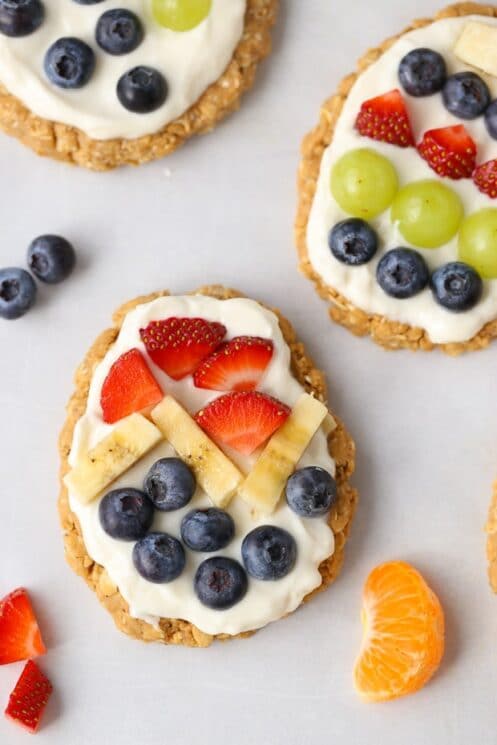 No-Bake Easter Egg Fruit Tarts