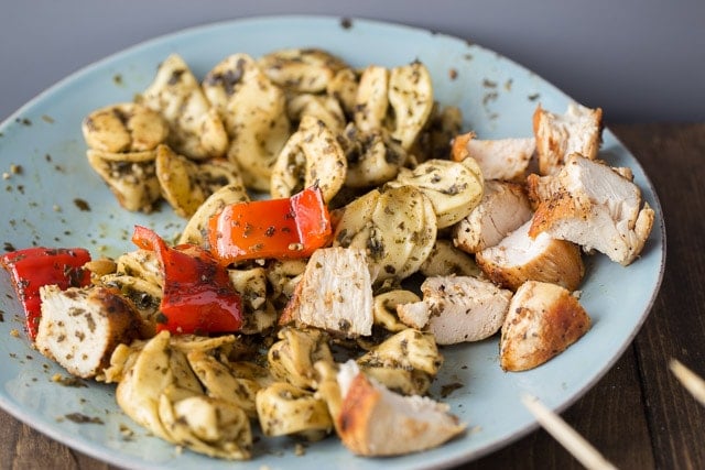 How to make Chicken Pesto Kebabs preparation