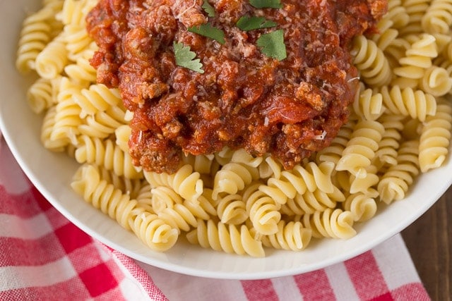 Slow Cooker / Instant Pot Turkey Bolognese Recipe