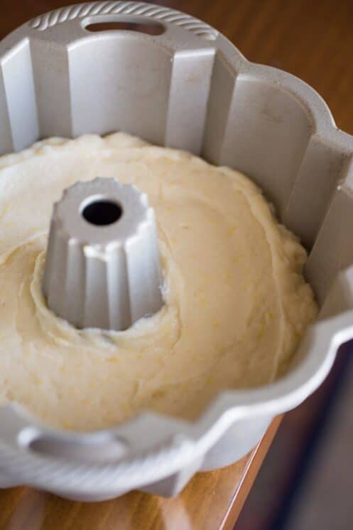 Making Bundt Cakes