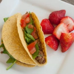Simple Beef Tacos - Super Healthy Kids