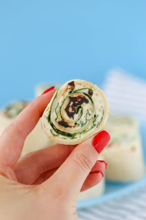 Easy to make Sun Dried Tomato Pinwheels