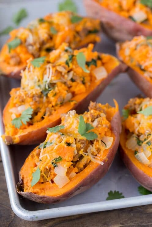 Twice Baked Sweet Potatoes