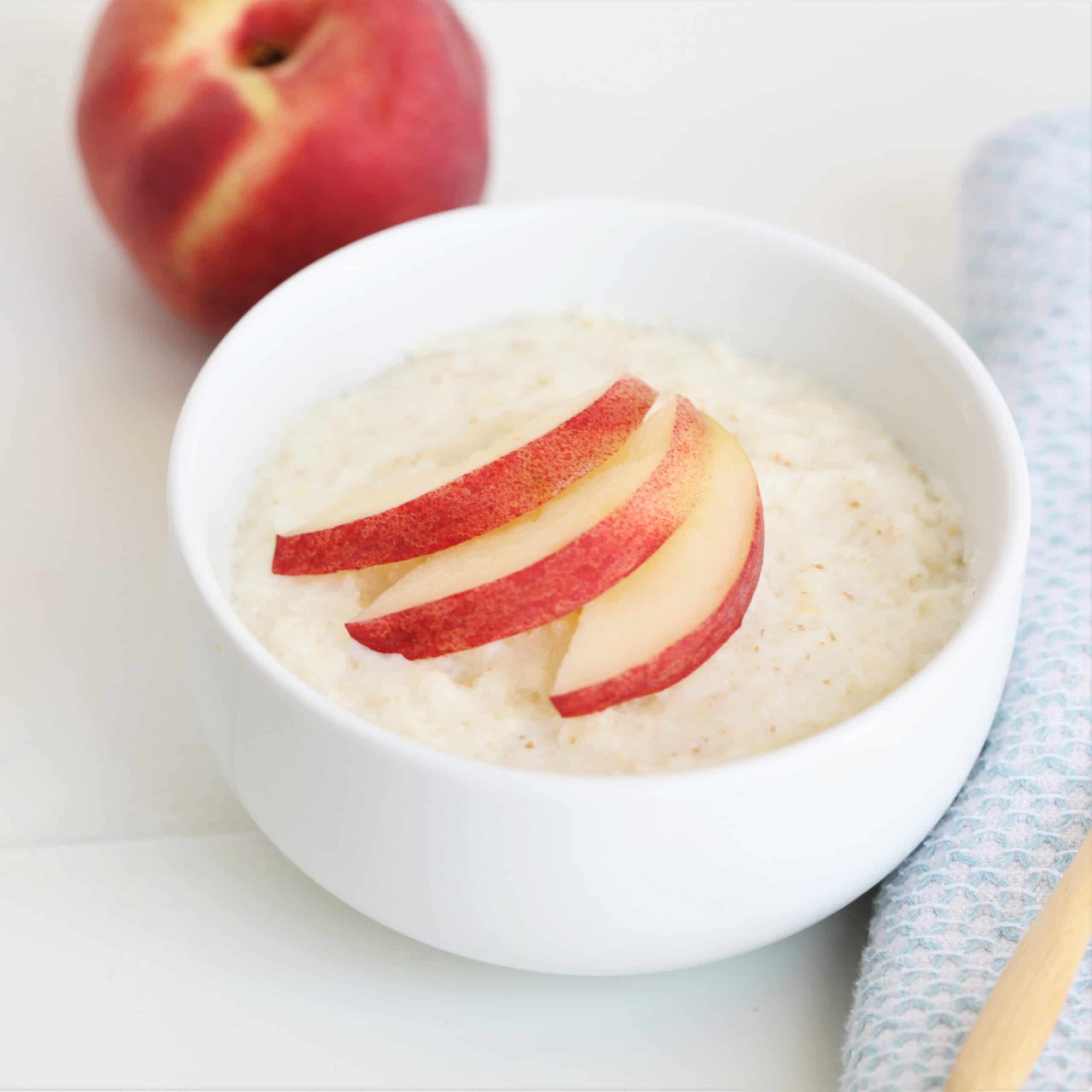 Peach Cream of Wheat - Super Healthy Kids