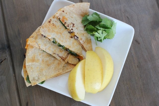 quesadillas with sweet potatoes and black beans