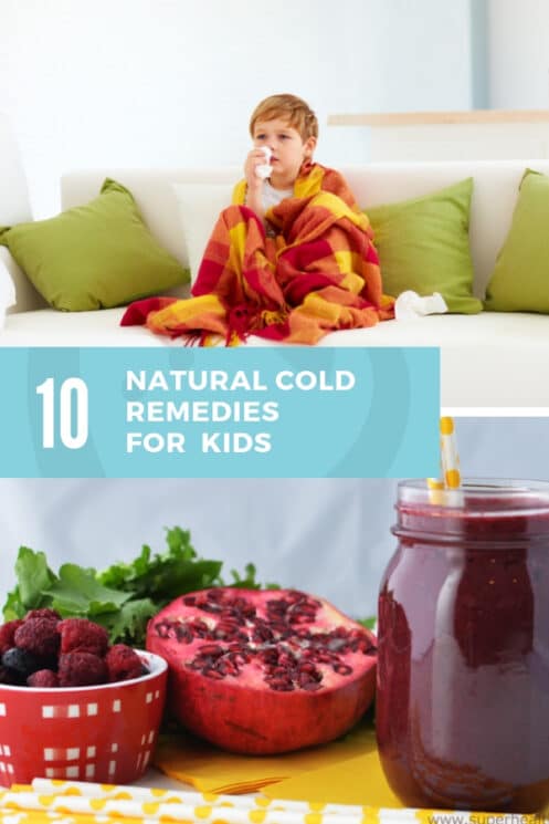10 rimedi naturali per il raffreddore dei bambini