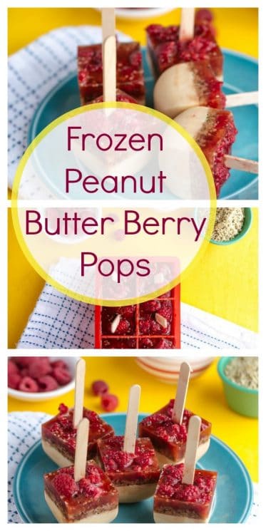 Frozen Peanut Butter Berry Pops Recipe