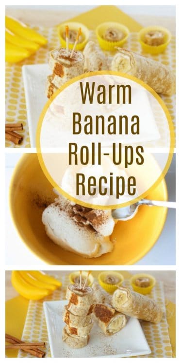 warm banana rollups