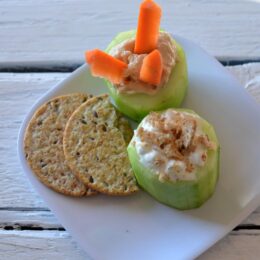 Cucumber Cups With Hummus Cottage Cheese Super Healthy Kids