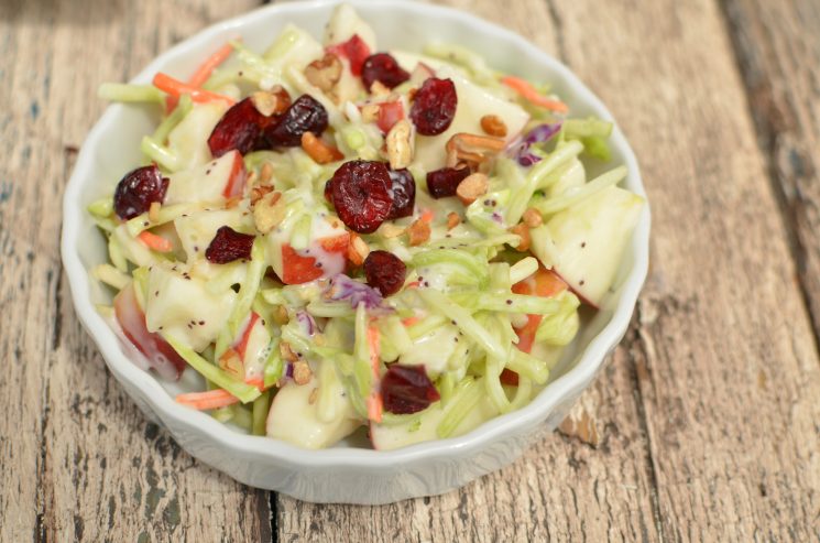 Kids Favorite Broccoli Apple Salad Recipe. I always bring this salad to a potluck!