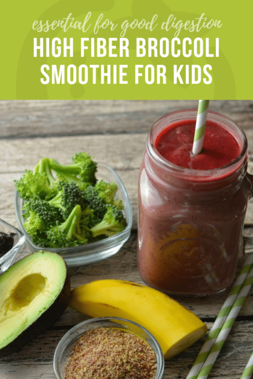 High Fiber Broccoli Smoothie for Kids | Healthy Ideas for Kids