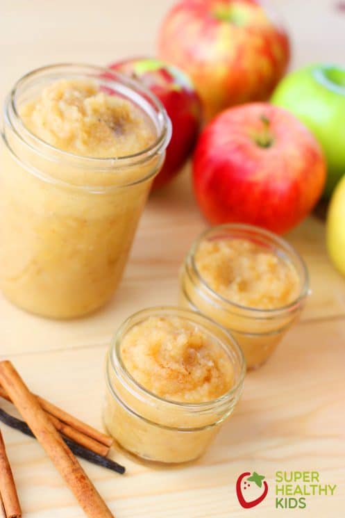 Slow Cooker Budget Friendly Applesauce Pouches. Homemade, budget-friendly applesauce that is better than the store-bought stuff!