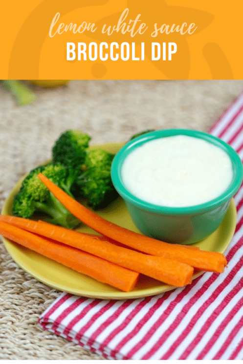 Lemon White Sauce Broccoli Dip | Healthy Ideas and Recipes for Kids