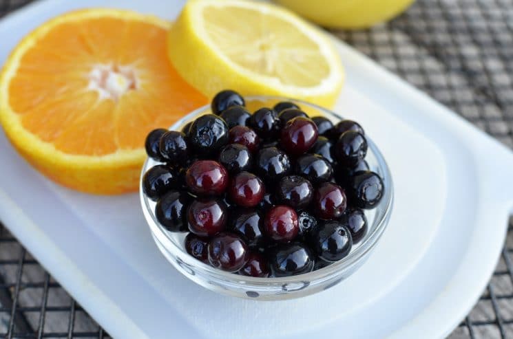 100% Whole Wheat Orange Blueberry Muffin. Egg-free and sweetened only with honey, the kids still can't resist them!