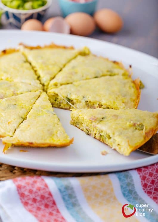 Breakfast Frittata with Asparagus. The perfect breakfast for a lazy Sunday morning!