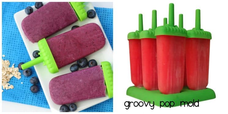  Groovy Pop Mold with homemade pops 