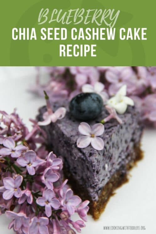 BLUEBERRY chia seed and cashew cake recipe