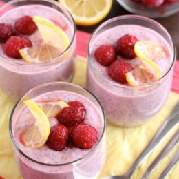 Lemon Raspberry Chia Pudding 1 – Health, Kids