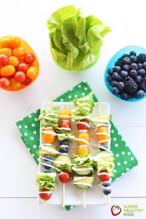 How To Build the Perfect Toddler Salad. Salads do not have to be served in a bowl! We like to think outside the box!