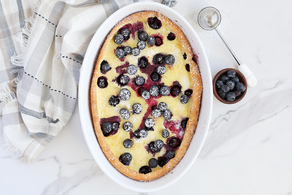 Blueberry Dutch Baby Pancake – Super Healthy Kids