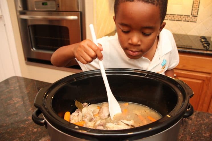 Rainy Day Stewed Chicken and Veggies. You're only 4 steps away from this recipe that will brighten any rainy day!