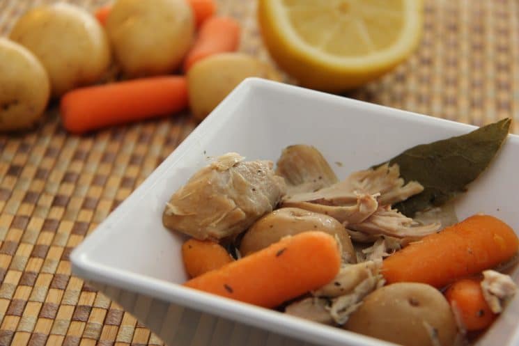 Rainy Day Stewed Chicken and Veggies. You're only 4 steps away from this recipe that will brighten any rainy day!