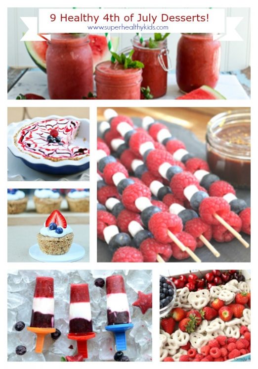 9 Healthy 4th of July Dessert Recipes. Bring one of these to your weekend celebrations, and your friends will be asking for that recipe!