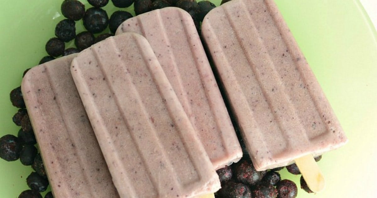 Healthy and Dairy Free Blueberry Chia Popsicles Healthy and Dairy Free Blueberry Chia Popsicles. The perfect summer snack for healthy kids!