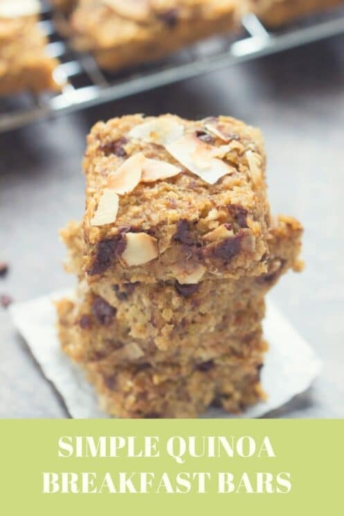 Simple Quinoa Breakfast Bars