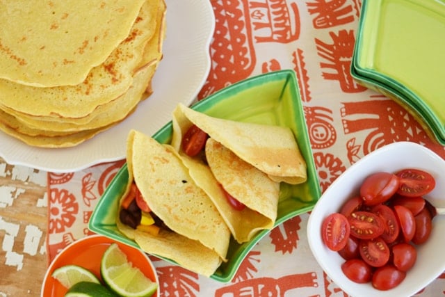Delicious flavor of a tortilla - with the softness of a crepe