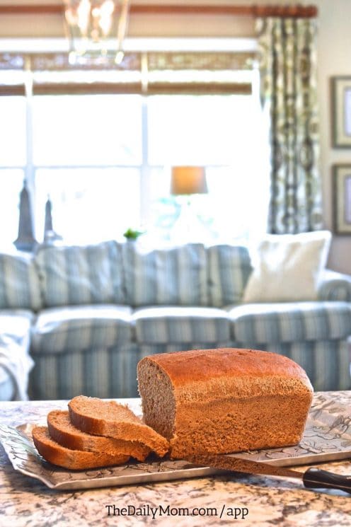 Organic Honey Whole Wheat Bread. This simple recipe contains just 6 ingredients and requires a mere 10 minutes of hands-on time.