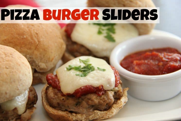 Pizza Burger Sliders. Two of the best flavors packed into one perfect size slider. www.superhealthykids.com