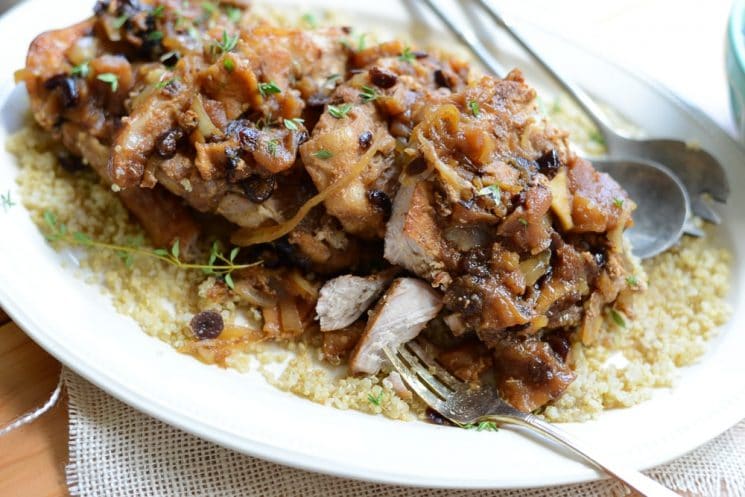 Slow Cooker Pork Chops. Sweet, savory, , melt in your mouth. The perfect comfort dinner for Fall. www.superhealthykids.com