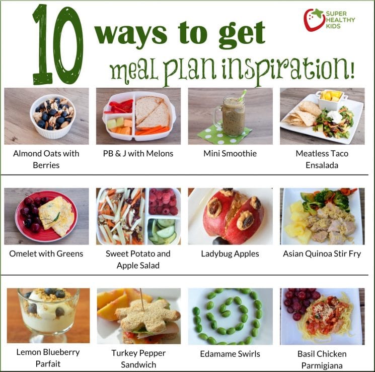 10 Ways to Get Inspired to Meal Plan Today. Don't skip meal planning this week! Get inspired, and get it done!