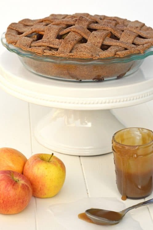 Caramel Apple Pie. This pie will blow your mind and uses only the best quality healthy ingredients! www.superhealthykids.com
