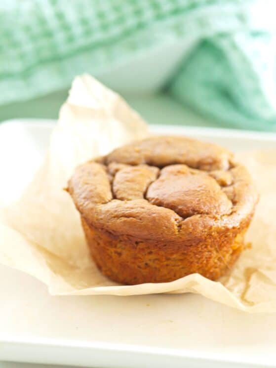 Flourless Sweet Potato Muffins....made in the blender! These would make for such a great healthy, portable breakfast for the kids!