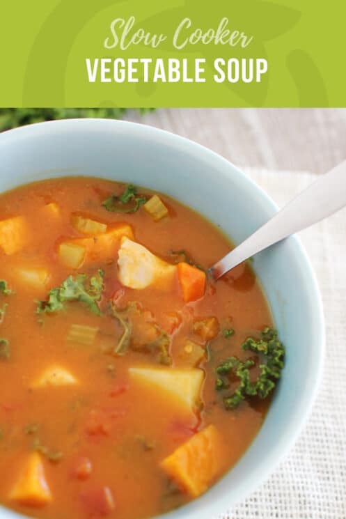 Slow Cooker Vegetable Soup