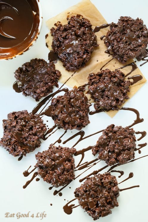 10 Amazing Healthy NO BAKE cookies! Kind of like eating cookie dough but better because you don't have to worry about the eggs! www.superhealthykids.com